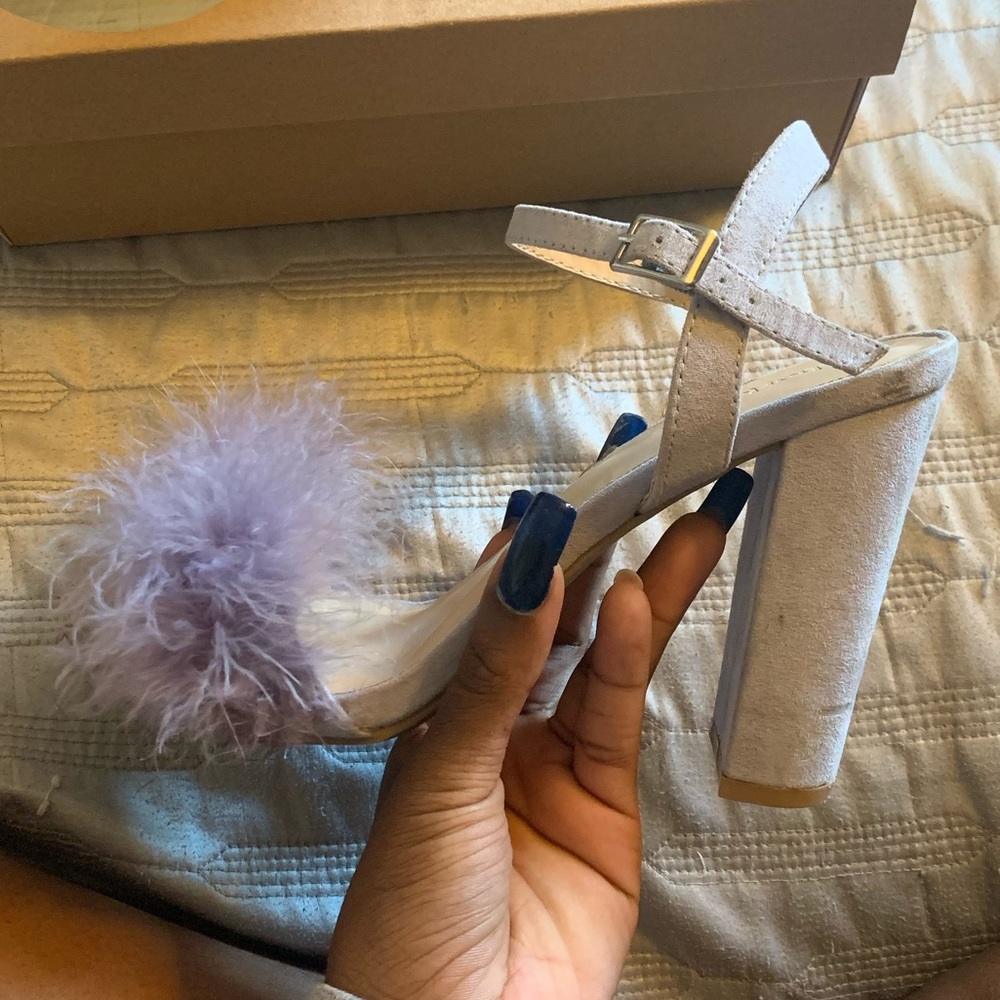 fur heels